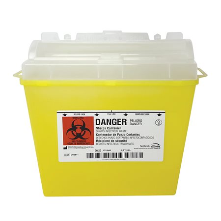 Récipient de sécurité à usage unique Sentinel™