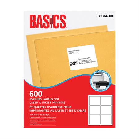 Mailing Labels for Laser Printers