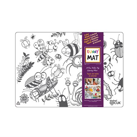 Tapis à colorier pour dessus de table