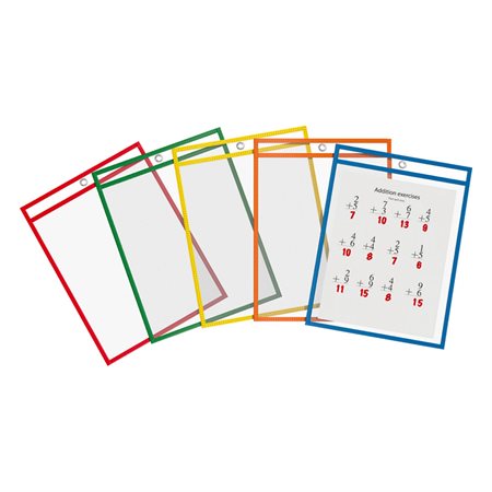QuickFit® Educational Dry-Erase Pockets