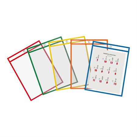 QuickFit® Educational Dry-Erase Pockets