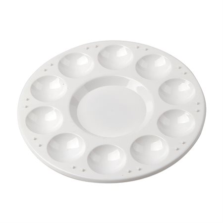 Plateaux en plastique ronds