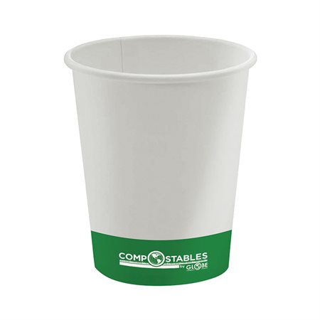 Gobelets en papier compostable à paroi simple