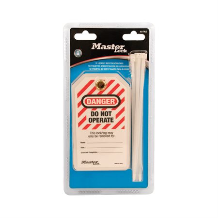 Étiquettes d'identification de verrouillage