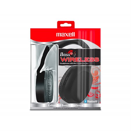 Casque d'écoute Bass 13 avec microphone Bluetooth
