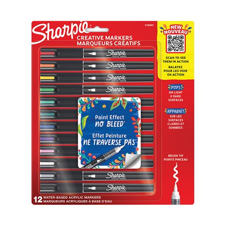 Marqueurs créatifs à pointe pinceau