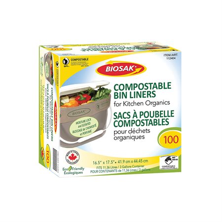 Compostable Brown Bags Kitchen Organics