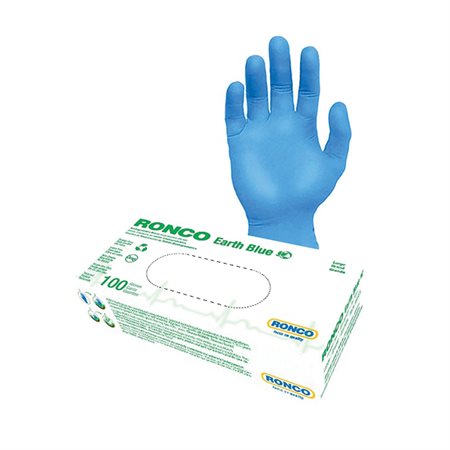 Earth Biodegradable Nitrile Examination Gloves Nitrile Large