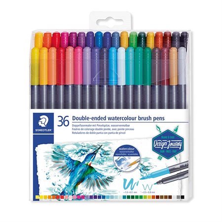 Double-Ended Watercolour Brush Pens