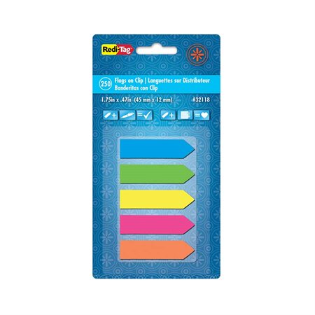 Languettes en mini-fléchettes avec pince SeeNotes