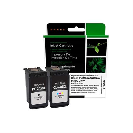 Cartouche jet encre remises à neuf (Alternative à Canon PG-245XL-CL-246XL)