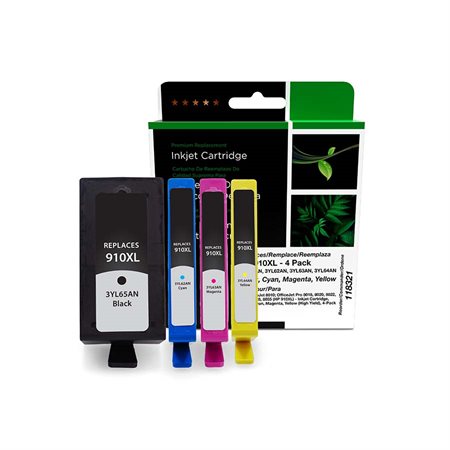 Cartouche jet encre remises à neuf (Alternative à HP 910XL)