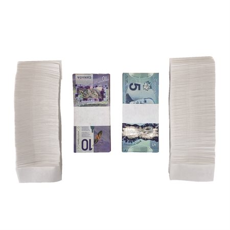 Pre-Glued Bill Straps