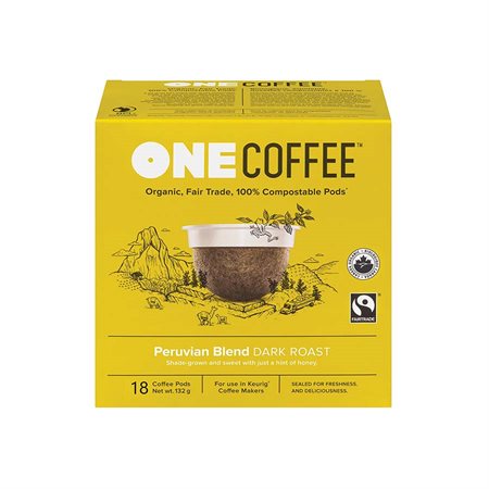 CAFE K-CUP ONE COFFEE PERUVIAN