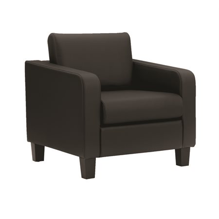 SUBURB LOUNGE CHAIR. VINYL BK