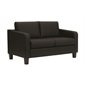 SUBURB 2-SEAT SOFA.VINYL BK