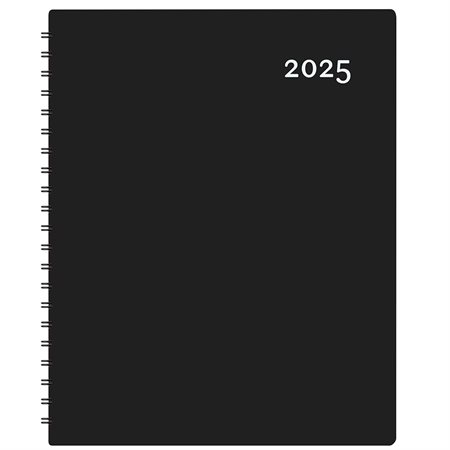 AGENDA W.MAXWELL MAXI HEBDO NOIR2025