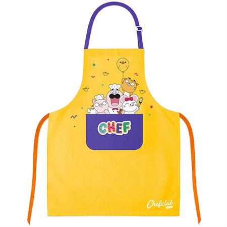 CHEFCLUB - TABLIER EN COTON JAUNE