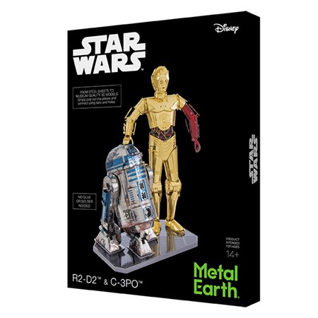 METAL EARTH - STAR WARS R2-D2 & 3CPO