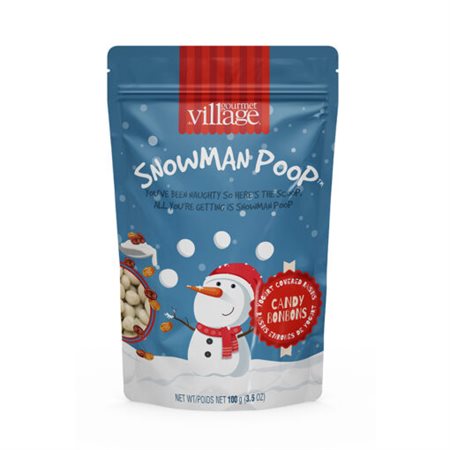 BONBON SNOWMAN POOP RAISIN SEC YOGOURT