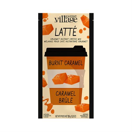 CAFE INSTANTANE LATTE AU CARAMEL BRULE