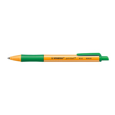 STYLO STABILO  POINTBALL RET 0.5mm VERT