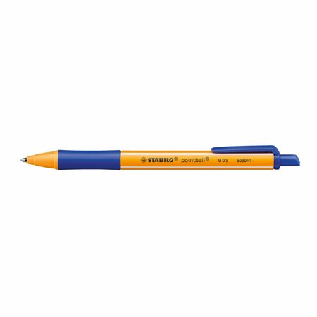 STYLO STABILO  POINTBALL RET 0.5mm BLEU