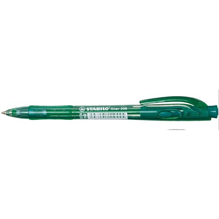 STYLO STABILO RET LINER 308 FIN VERT